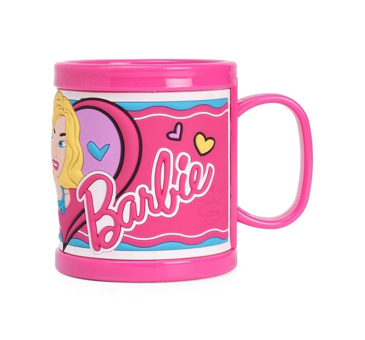 Ramson Barbie Plastic Embossed Mug 10oz Pink 2Y+