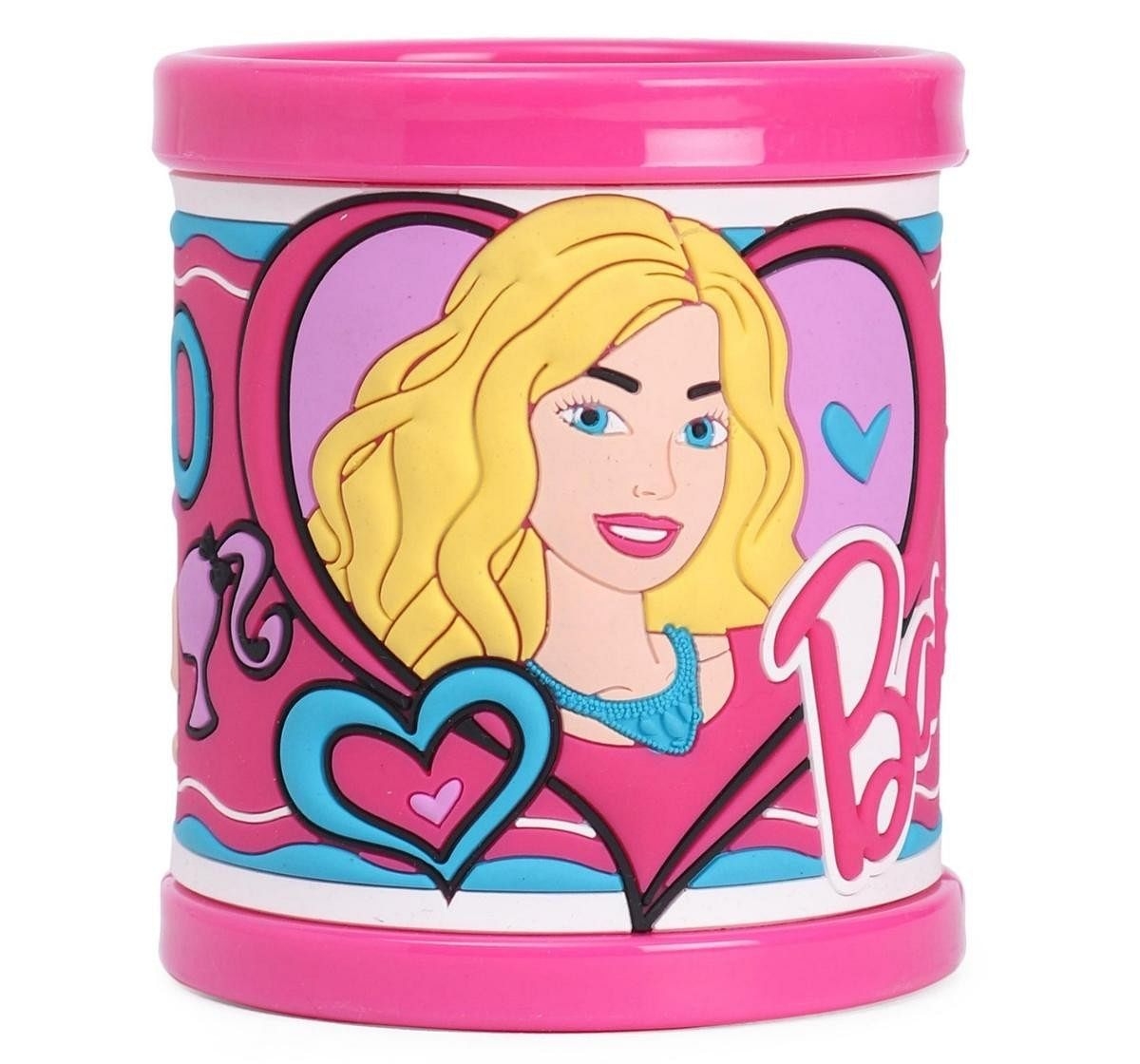 Ramson Barbie Plastic Embossed Mug 10oz Pink 2Y+