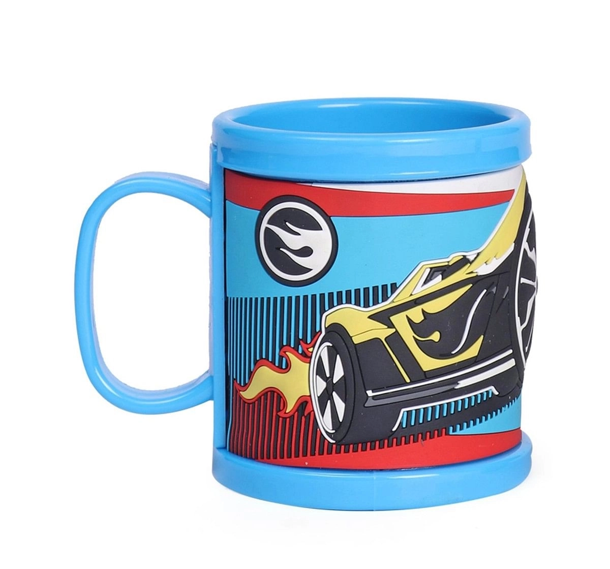 Ramson Hotwheels Plastic Embossed Mug 10oz Blue 2Y+