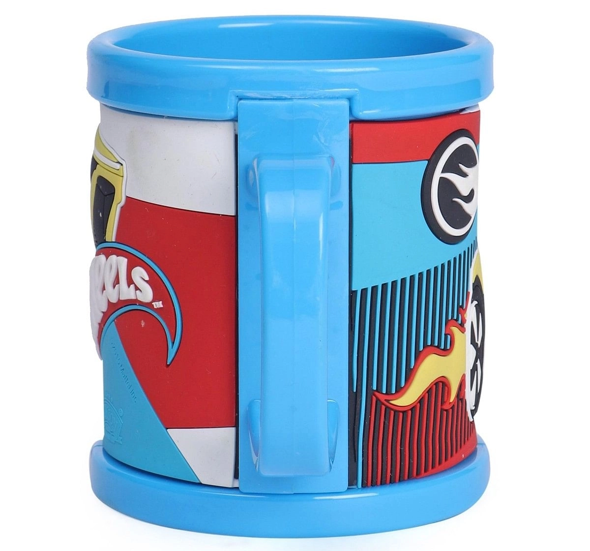 Ramson Hotwheels Plastic Embossed Mug 10oz Blue 2Y+