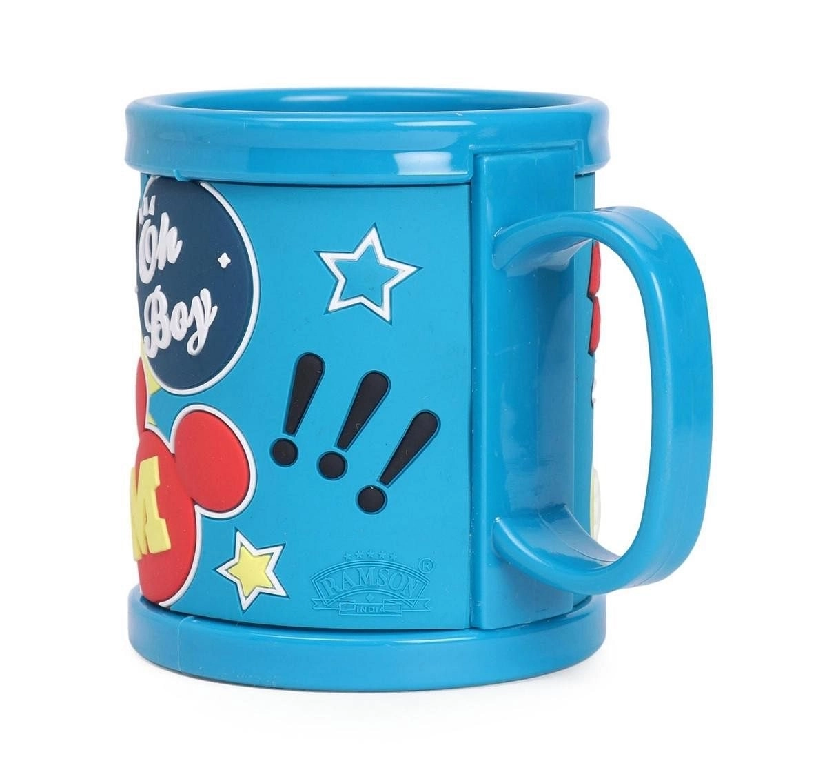 Ramson Mickey Plastic Embossed Mug 10oz Multicolor 2Y+