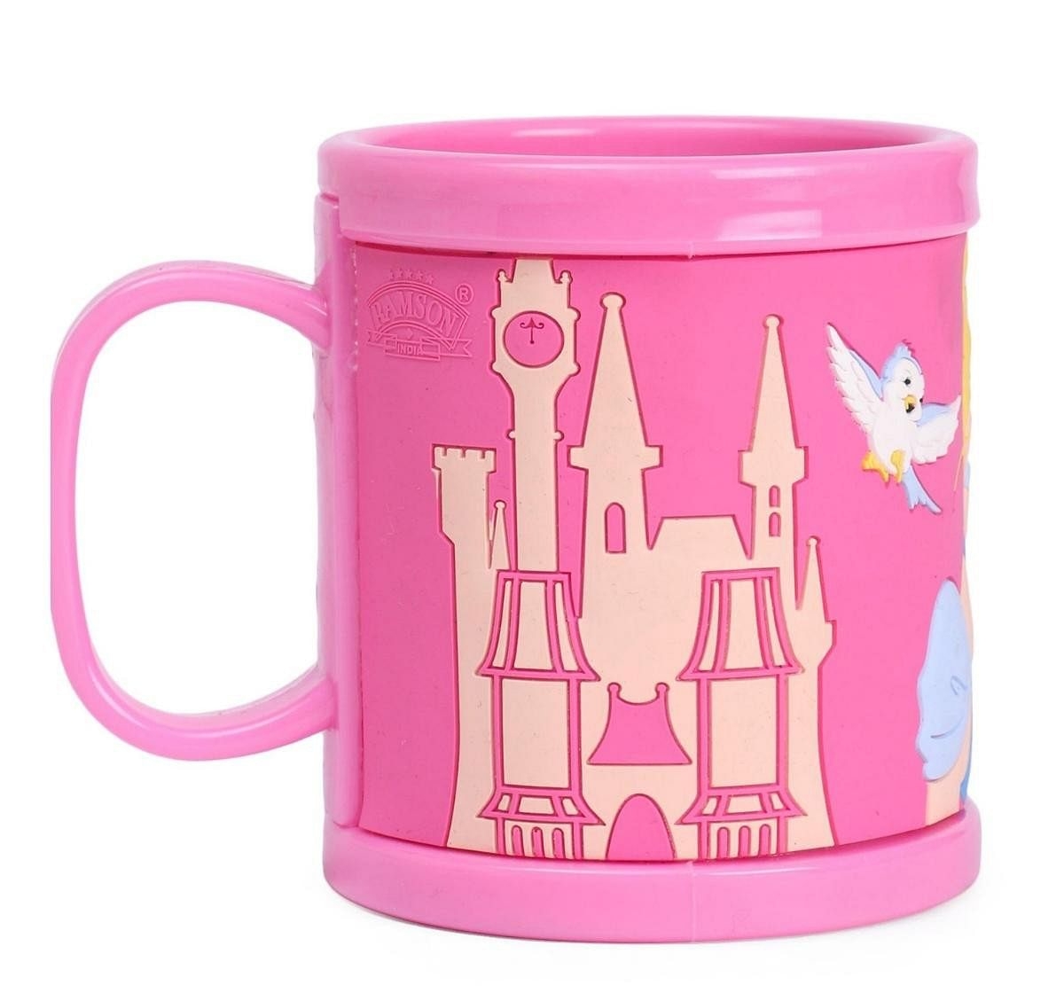 Ramson Princess Plastic Embossed Mug 10oz Pink 2Y+