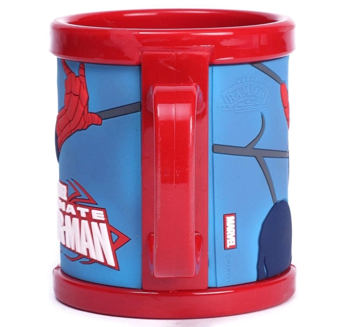 Ramson Spiderman Plastic Embossed Mug 10oz Multicolor 2Y+