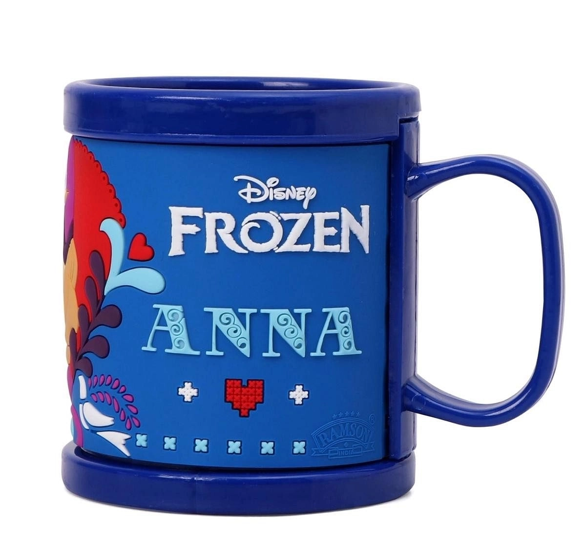 Ramson Frozen Plastic Embossed Mug 10oz Blue 2Y+