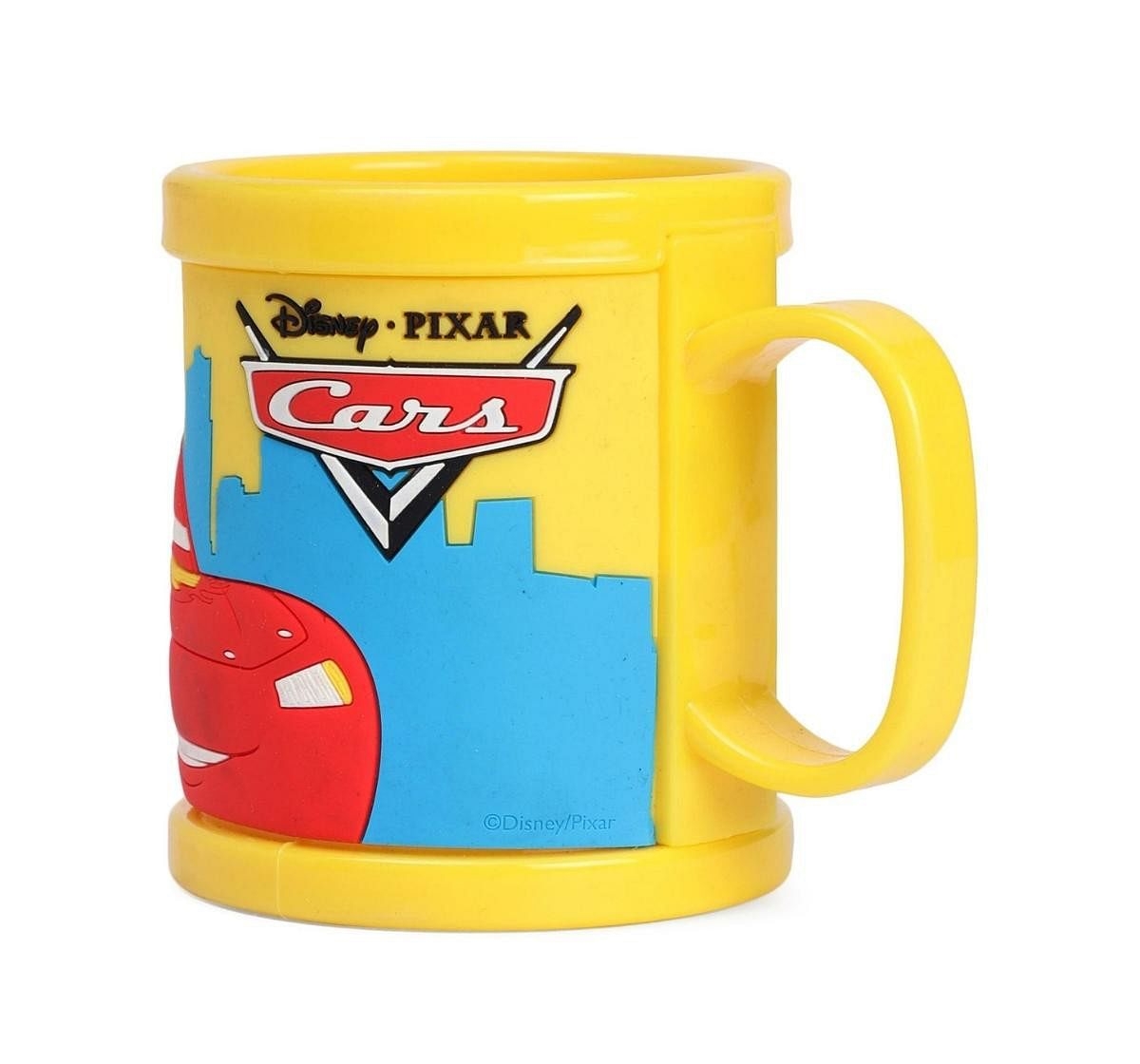 Ramson Cars Plastic Embossed Mug 10oz Yellow 2Y+