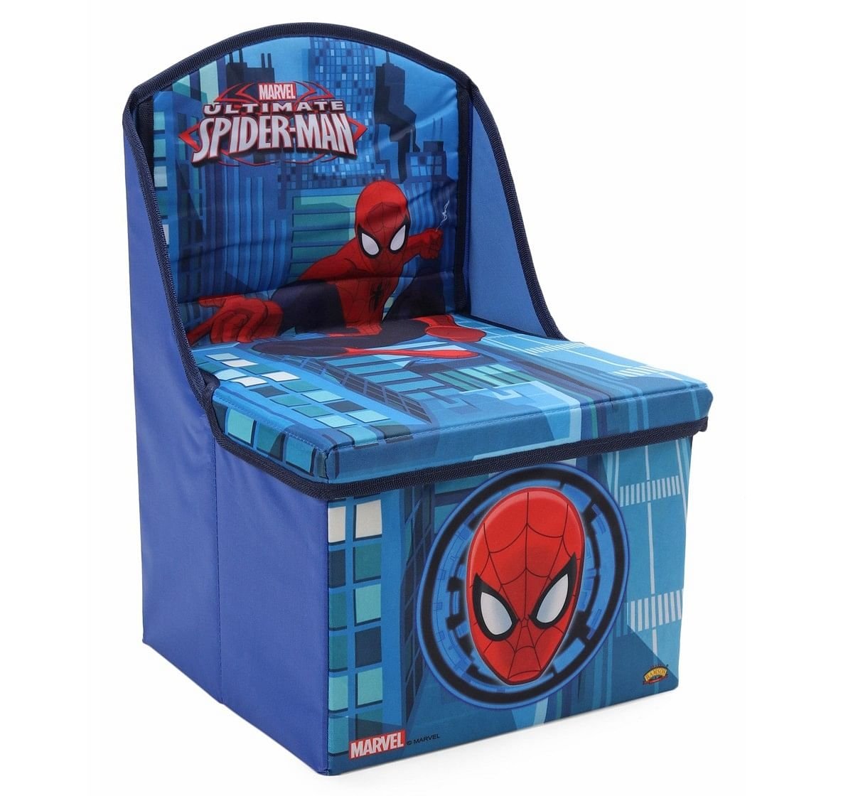 Ramson Spiderman Storage Sitting Chair Blue 1Y+