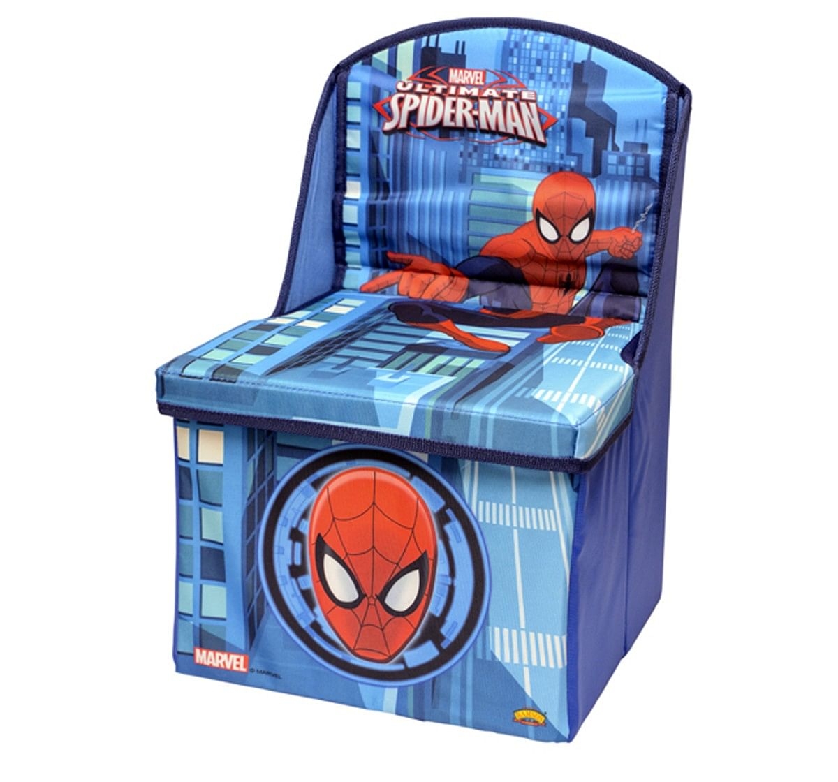 Ramson Spiderman Storage Sitting Chair Blue 1Y+