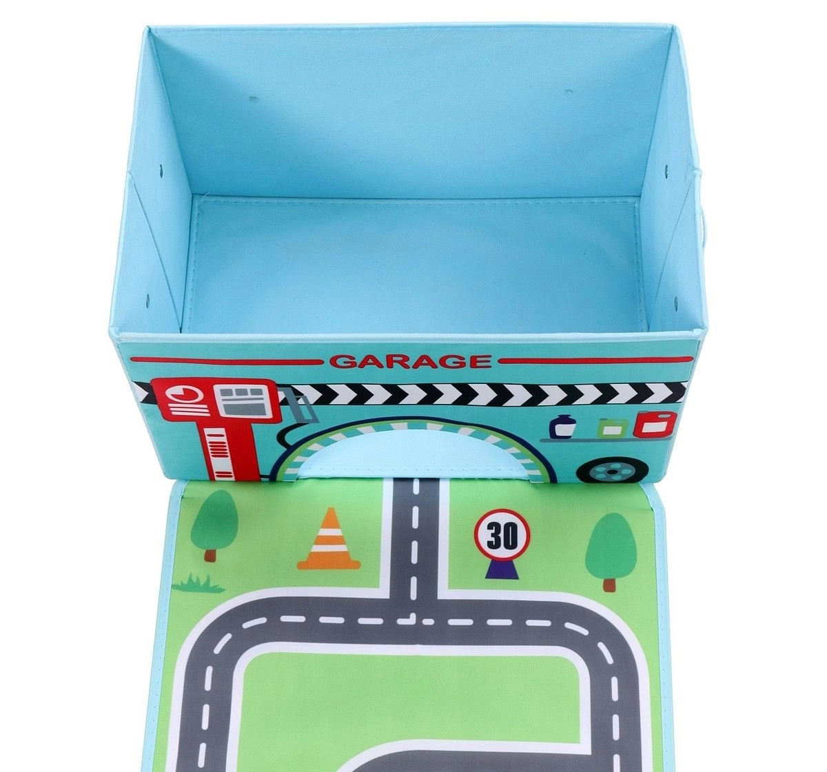 Ramson Cars Racing Track and Garage Storage box with Playmat Multicolor 1Y+
