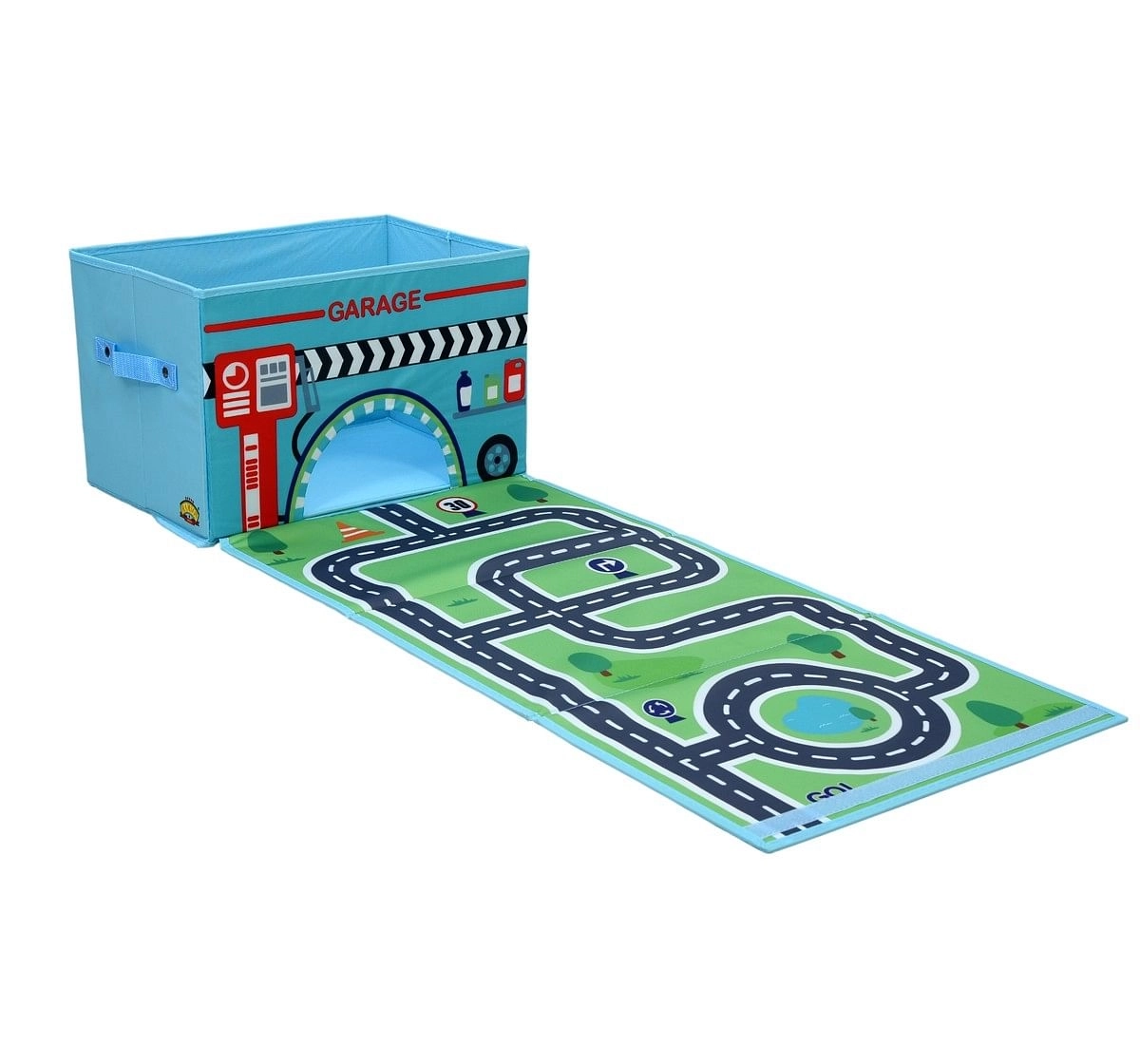 Ramson Cars Racing Track and Garage Storage box with Playmat Multicolor 1Y+