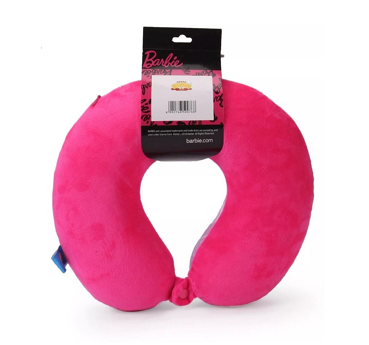 Ramson Barbie Adventures Memory Foam Neck Pillow Pink 3Y+