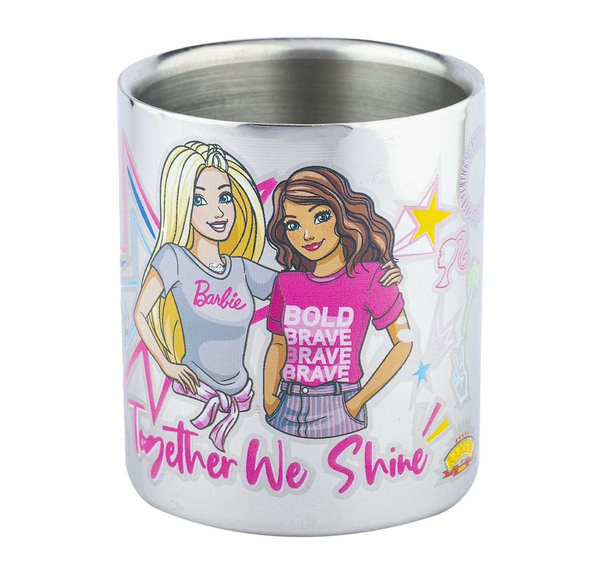 Ramson Barbie Ergo Safe Coloured Double Wall Mug Silver 2Y+