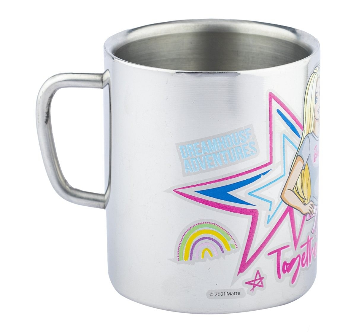 Ramson Barbie Ergo Safe Coloured Double Wall Mug Silver 2Y+