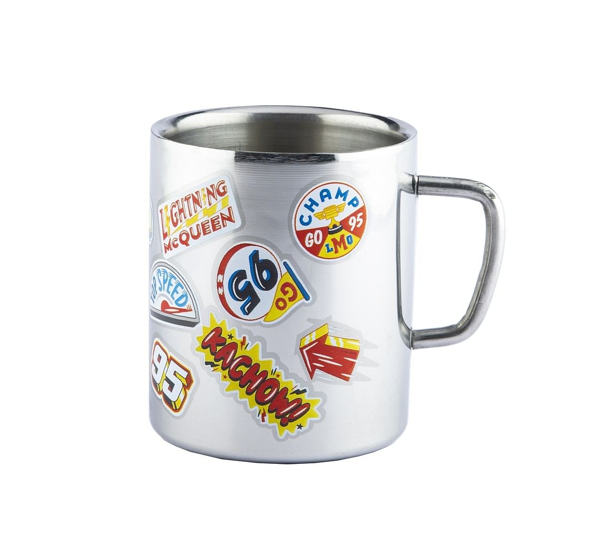 Ramson Cars Ergo Safe Coloured Double Wall Mug Silver 2Y+