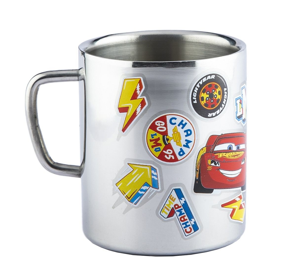 Ramson Cars Ergo Safe Coloured Double Wall Mug Silver 2Y+