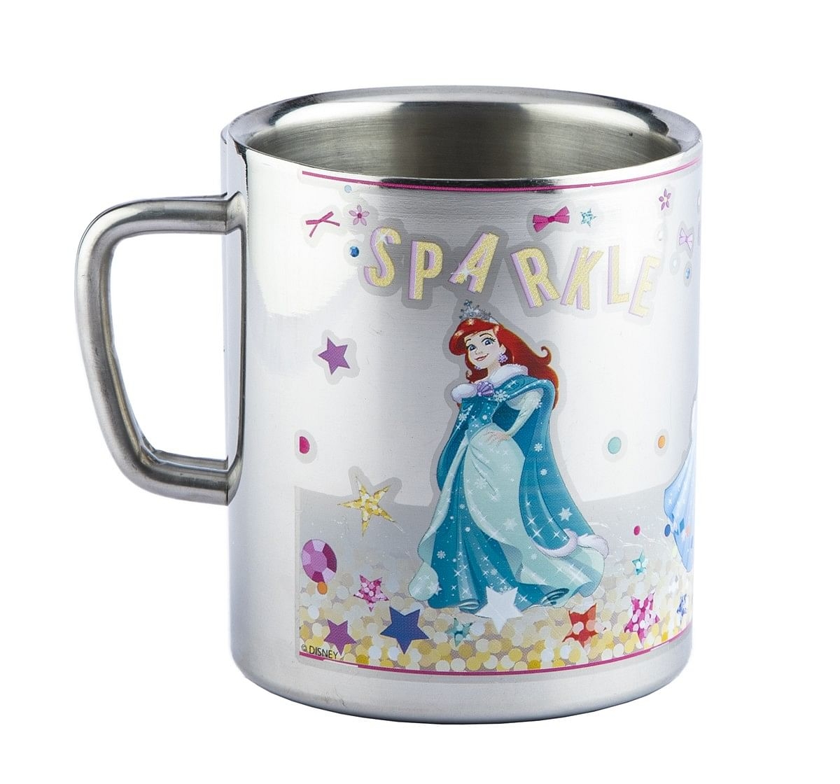 Ramson Princess Ergo Safe Coloured Double Wall Mug Silver 2Y+