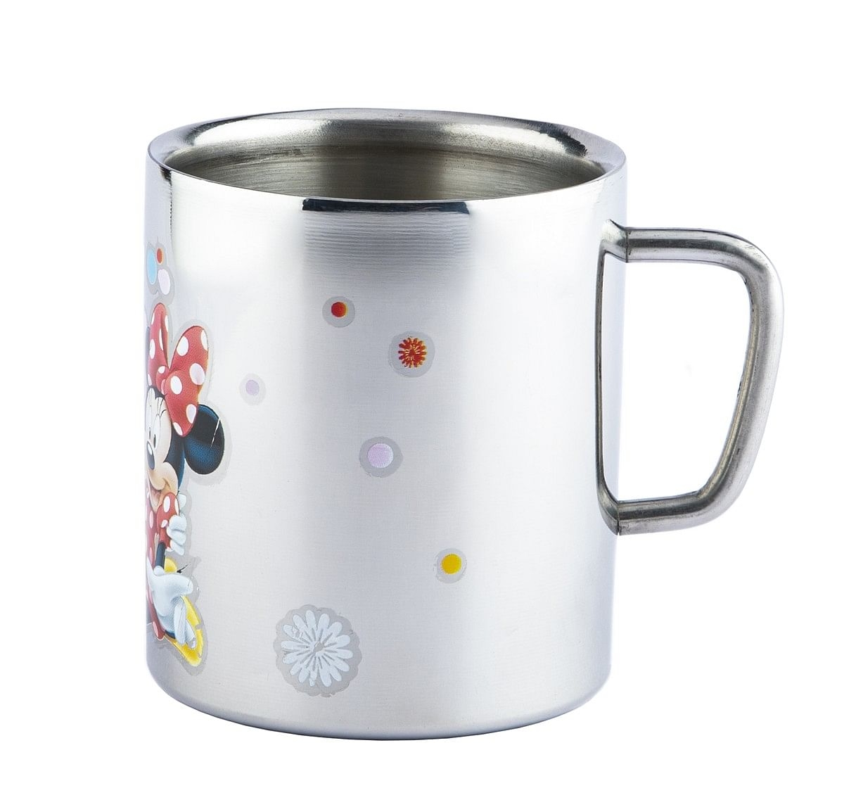 Ramson Minnie and Daisy Duck Ergo Safe Coloured Double Wall Mug Silver 2Y+