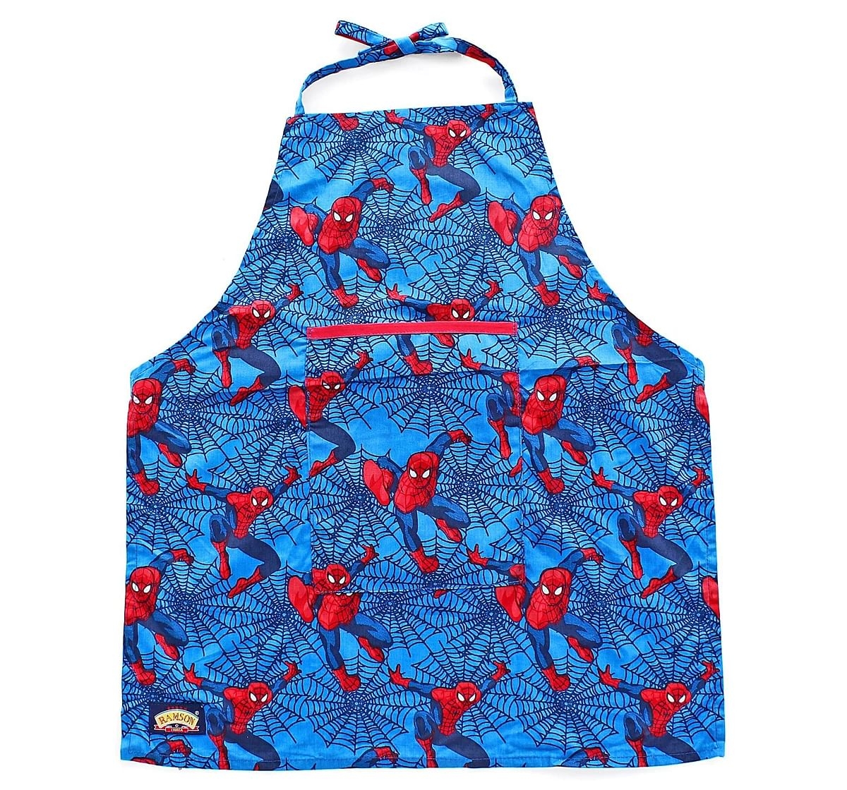 Ramson Spiderman Chef Apron set of 4 pieces with free Mask Multicolor 2Y+