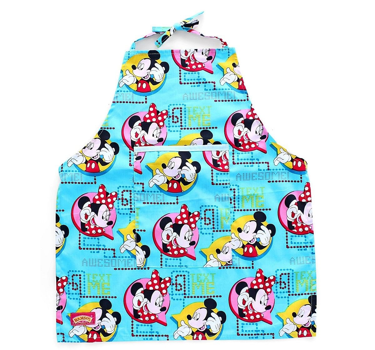 Ramson Mickey Chef Apron set of 4 pieces with free Mask Multicolor 2Y+