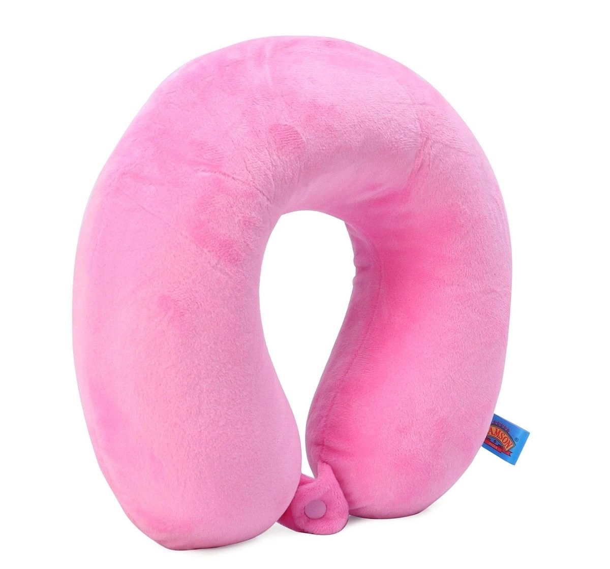 Ramson Rose Pink Memory Foam Neck Pillow Pink 3Y+