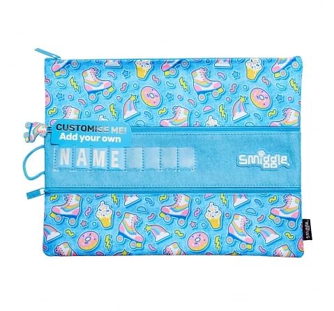 Smiggle Bright Side A4 Id Pencil Case School Kit for Kids 3Y+, Multicolour