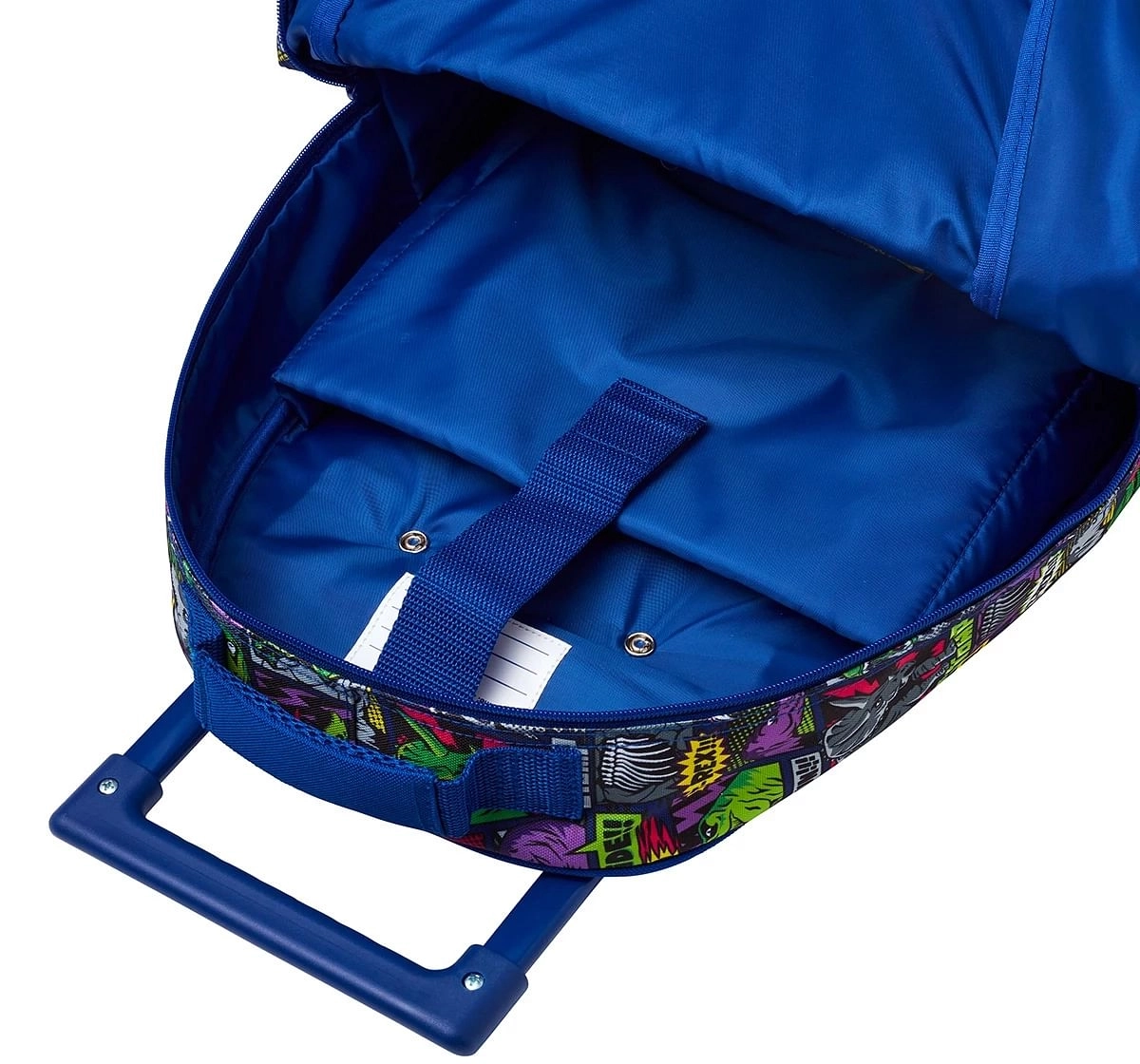 Smiggle Bright Side Trolley With Light Up Wheels for Kids 3Y+, Blue