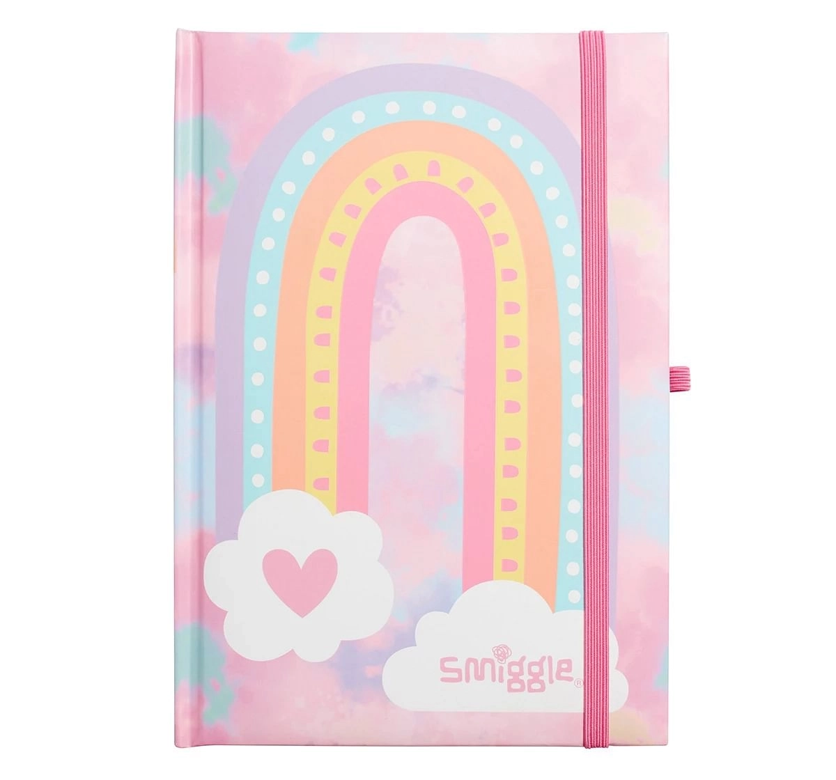 Smiggle Bright Side A5 Note Book School Kit for Kids 3Y+, Pink