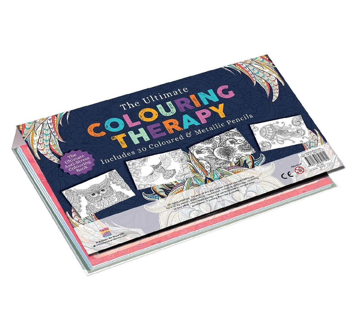 Hellofriend Books Colouring Therapy Kit with Hard cover folder Multicolor 4Y+