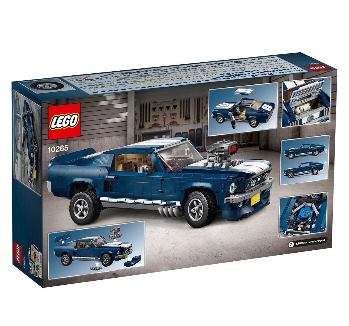 Lego Creator Expert Ford Mustang 10265 Building Kit 1471 Piece Multicolor 16Y+