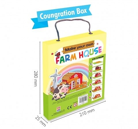 Hellofriend Books 3D Farm House Soft Cover Multicolor 4Y+
