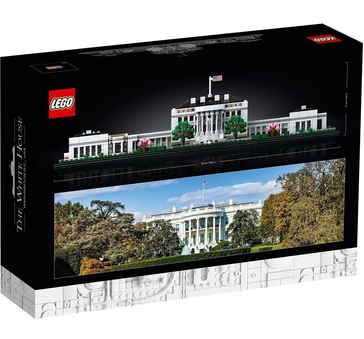 LEGO Architecture Collection The White House 21054 Building Kit 1483 Pieces Multicolor 18Y+