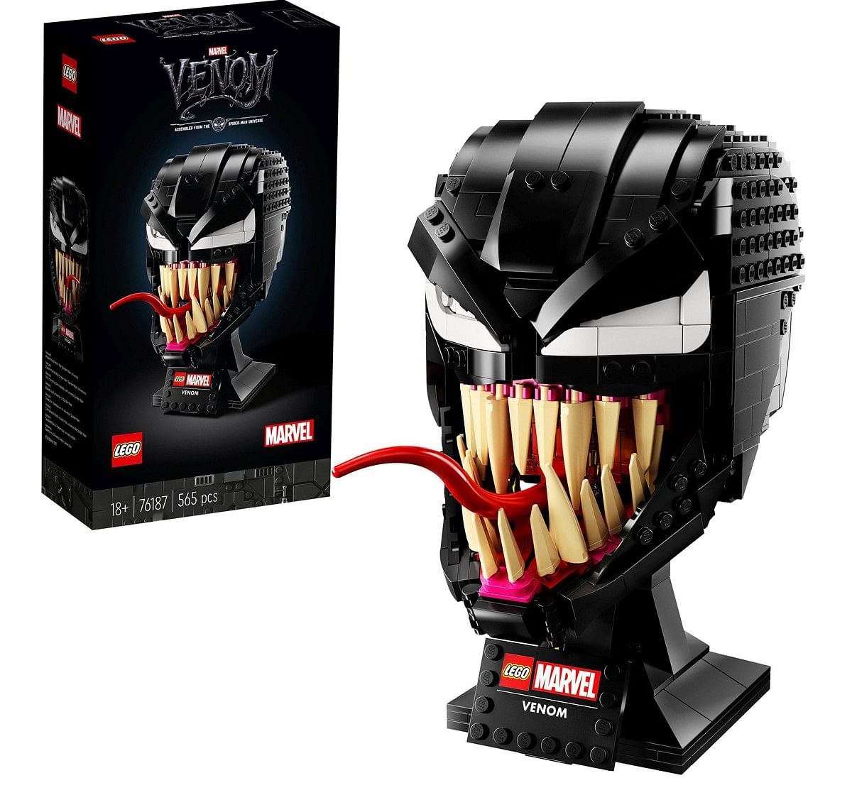 LEGO Marvel Spiderman Venom 76187 Building Kit 565 Pieces Multicolor 18Y+