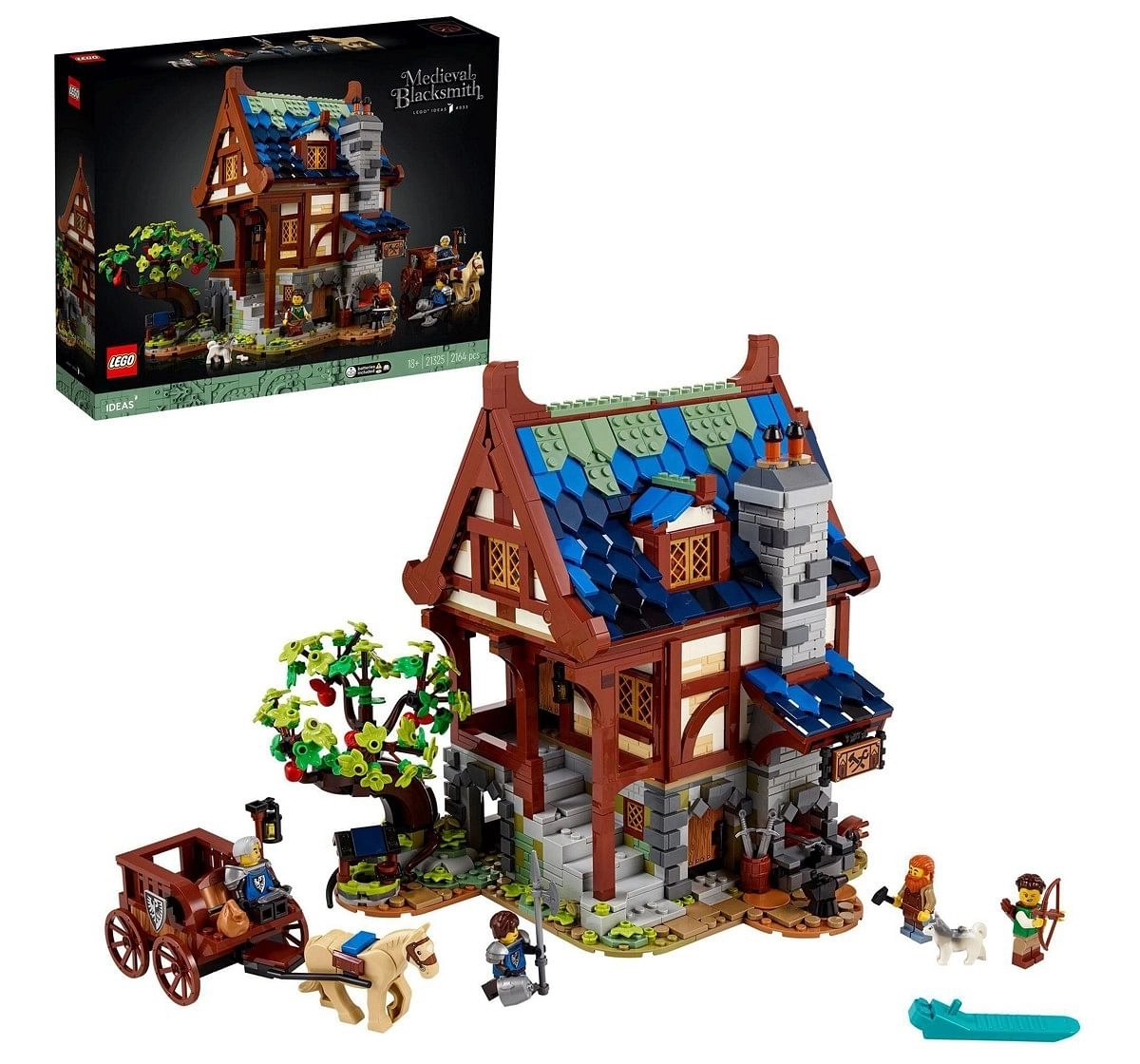 LEGO Ideas Blacksmith 21325 Building Kit 2164 Pieces Multicolor 18Y+