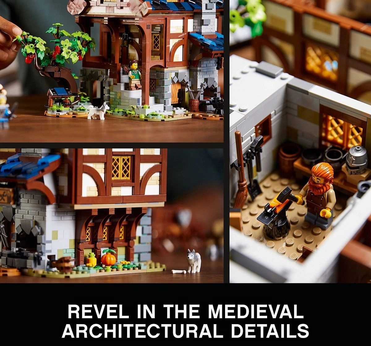 Ideas Medieval Blacksmith 21325 store Building Toy (2,164 Pieces)