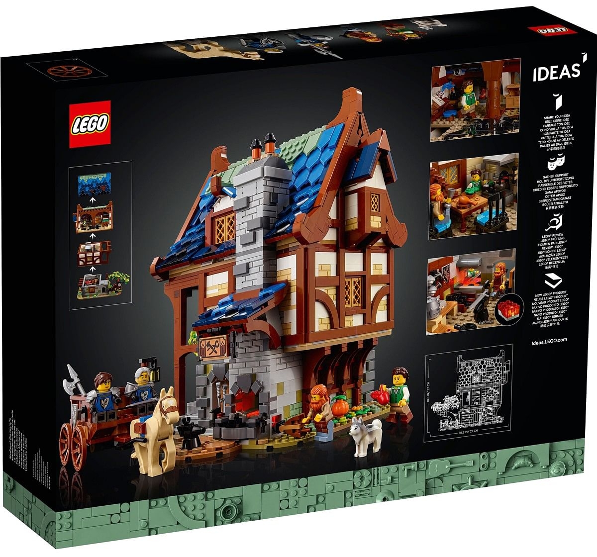 LEGO Ideas Blacksmith 21325 Building Kit 2164 Pieces Multicolor 18Y+