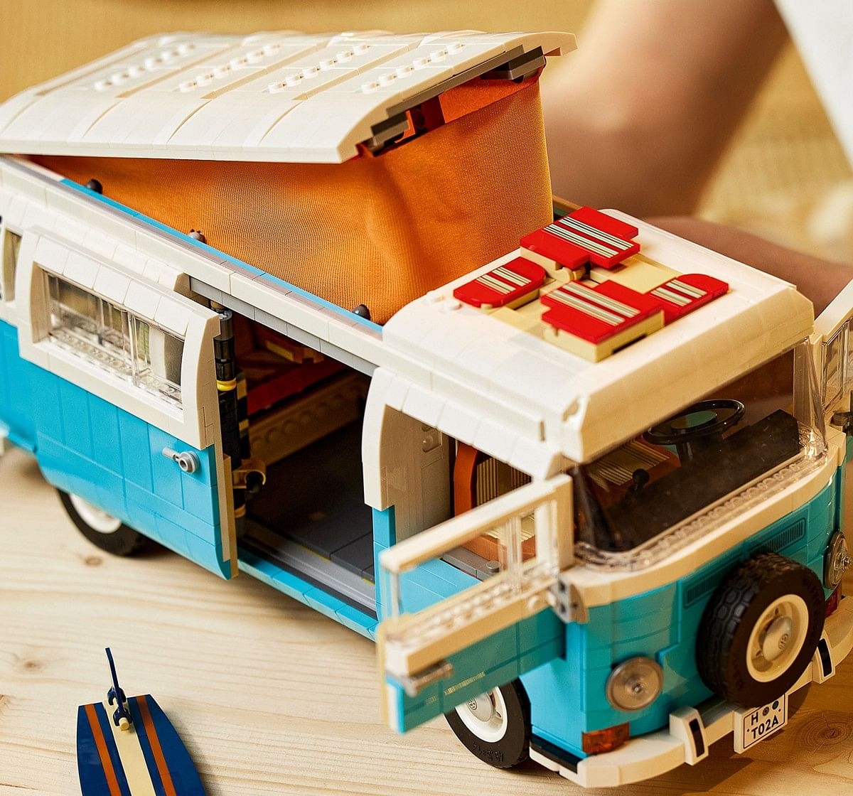 Icons Volkswagen top T2 Camper Van 10279 Building Set