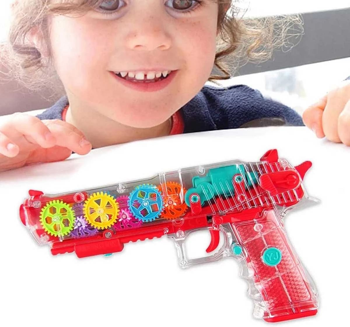 Rowan Gear Musical Gun Light & Sound Toy for Kids 2Y+, Multicolour