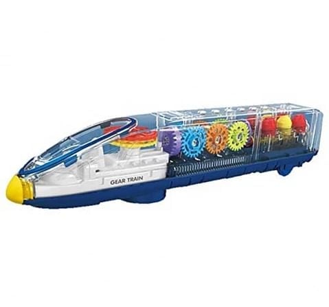 Rowan Gear Musical Metro Train Light & Sound Toy for Kids 2Y+, Multicolour