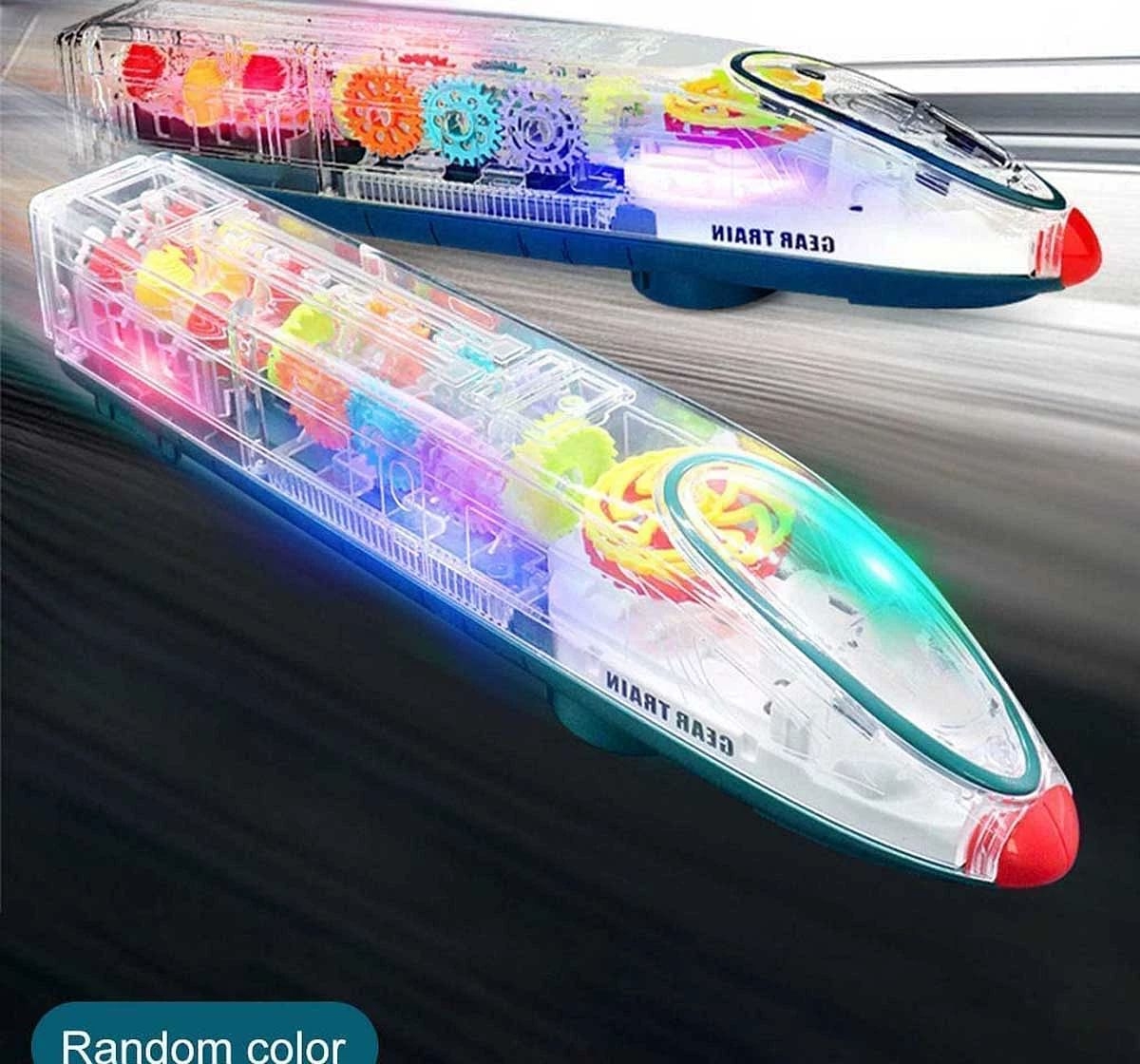 Rowan Gear Musical Metro Train Light & Sound Toy for Kids 2Y+, Multicolour