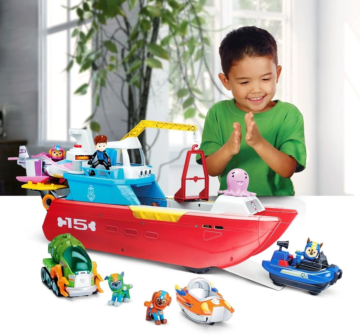 paw patrol rescue boat