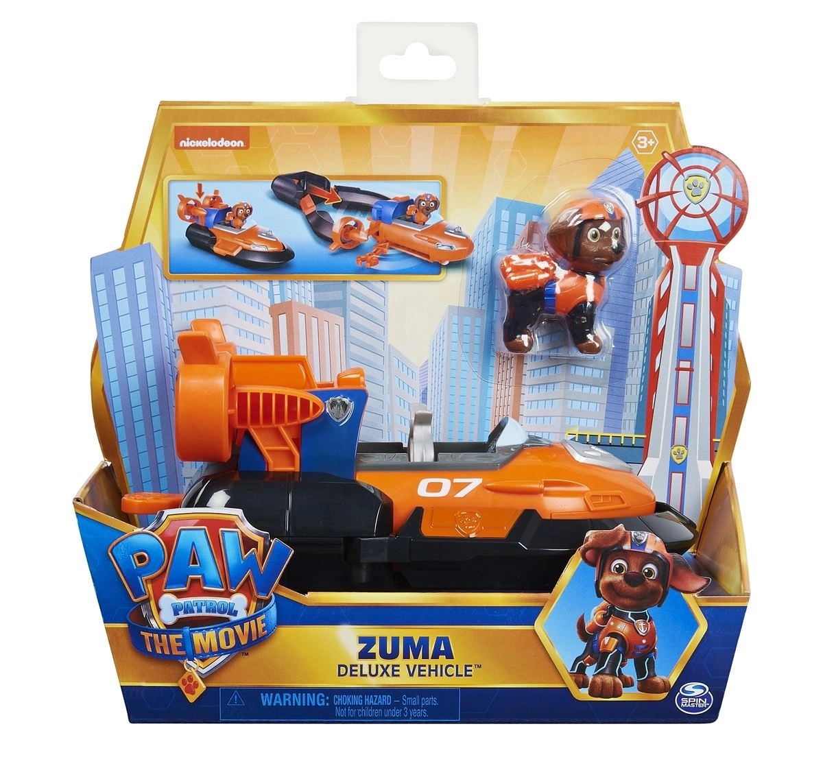 Paw Patrol Theme Vehicle Movie Zuma Chase Orange 3Y+
