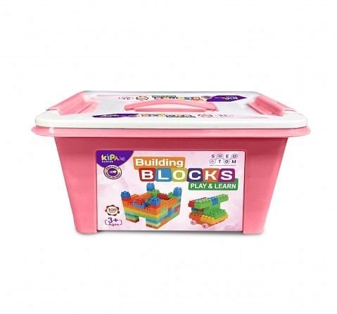 Kipa Play And Learn The Car 100 Pieces Play Building Blocks for Kids Multicolor 3Y+