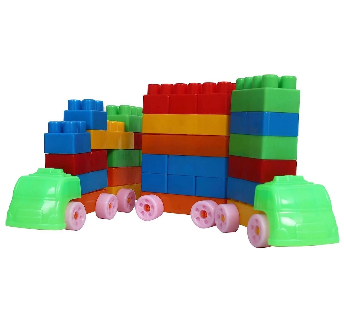 Kipa Play And Learn The Car 100 Pieces Play Building Blocks for Kids Multicolor 3Y+