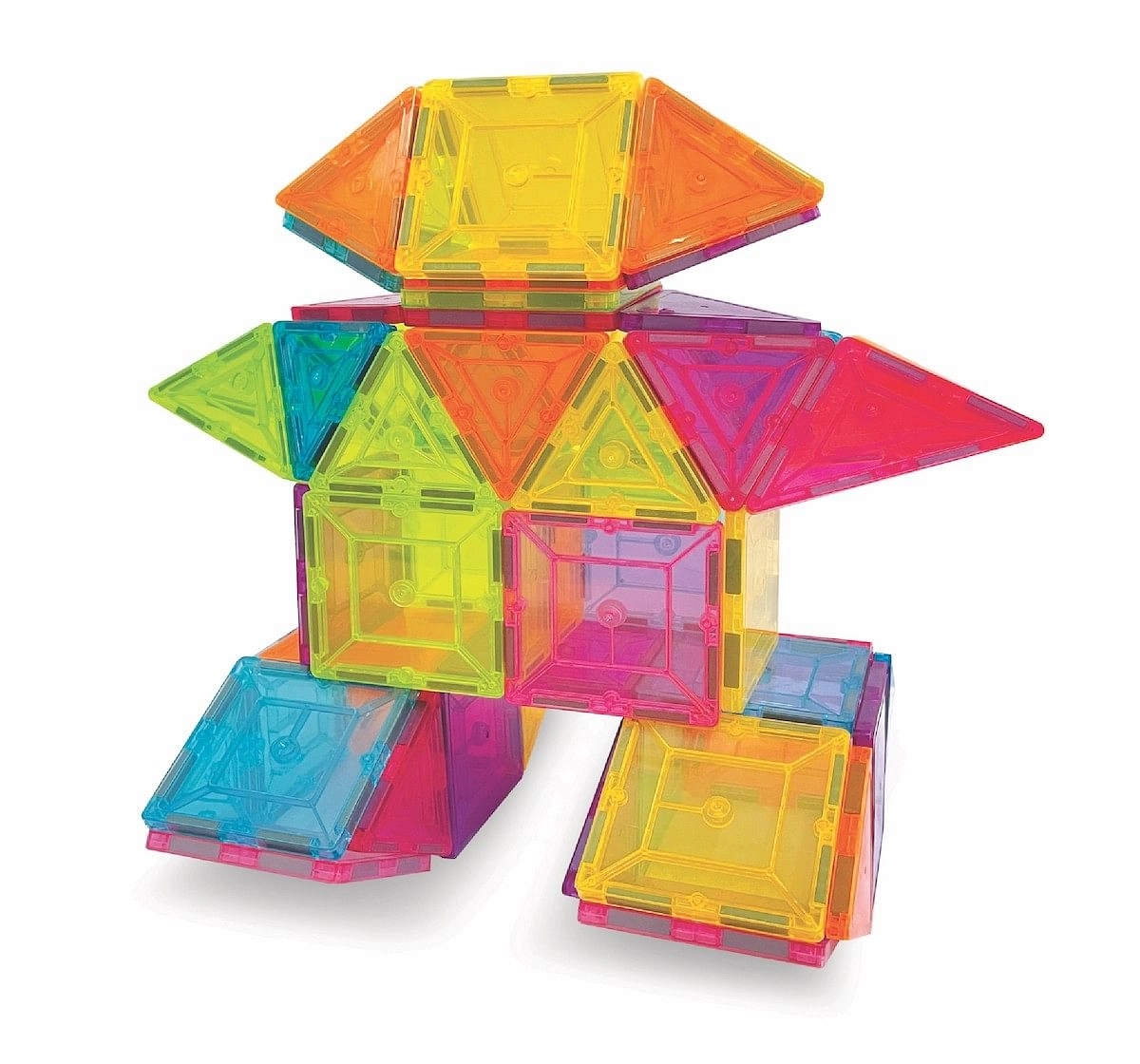 Kipa MagPlay Tiles 50 pieces Container Puzzle for Great Learning Multicolor 3Y+