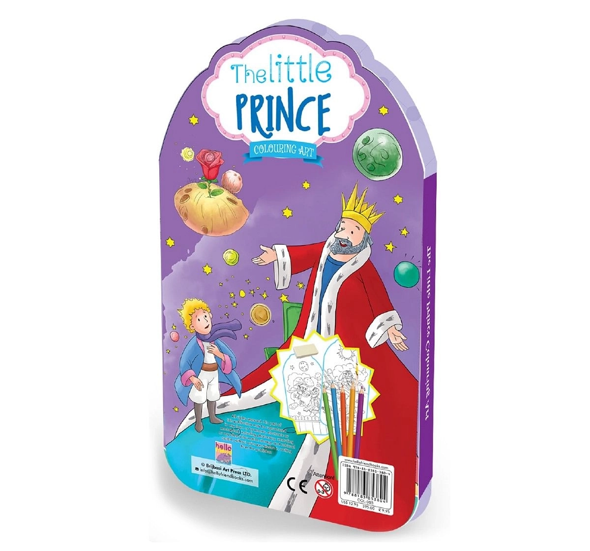 Hellofriend Books The Little Prince Colouring Art Kit soft cover book Multicolor 4Y+