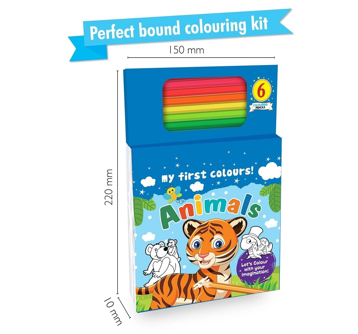 Hellofriend Books My Bumper Animal Colouring Book for kids Multicolor 4Y+