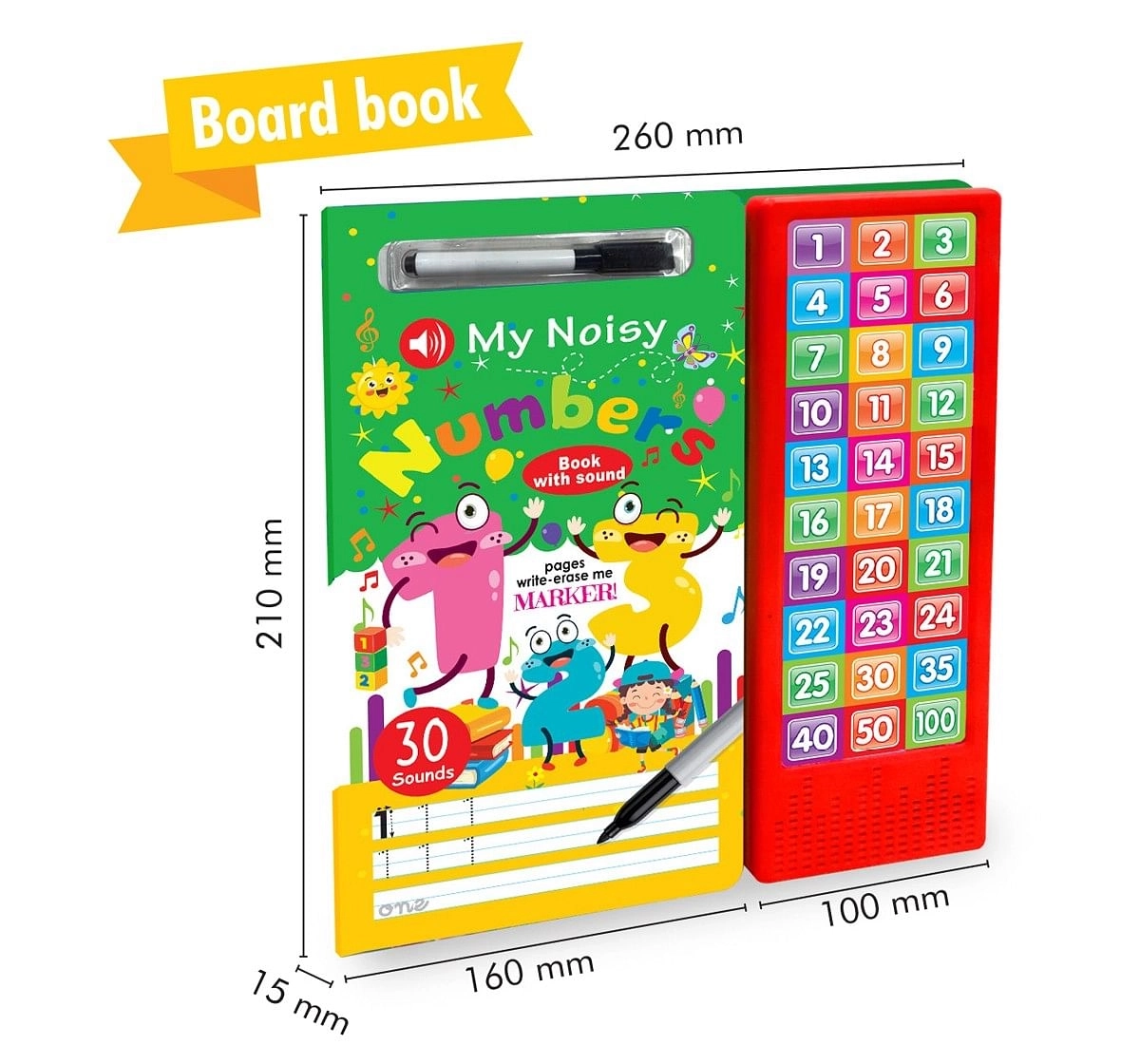 Hellofriend Books My Numbers Sound Book Multicolor 4Y+