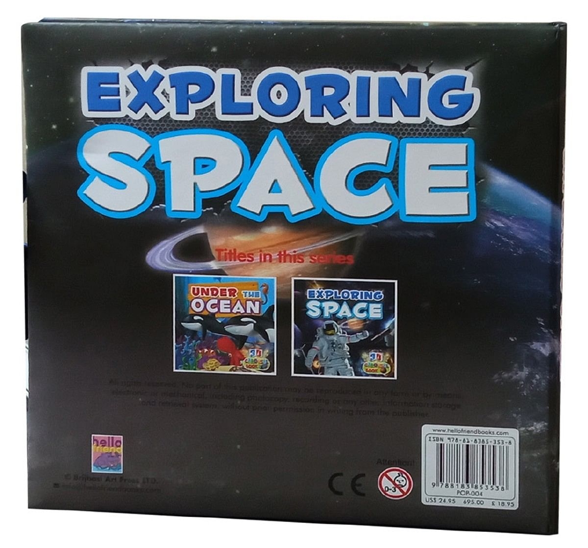 Hellofriend Books Space 3D Carousel Popup Book Multicolor 4Y+