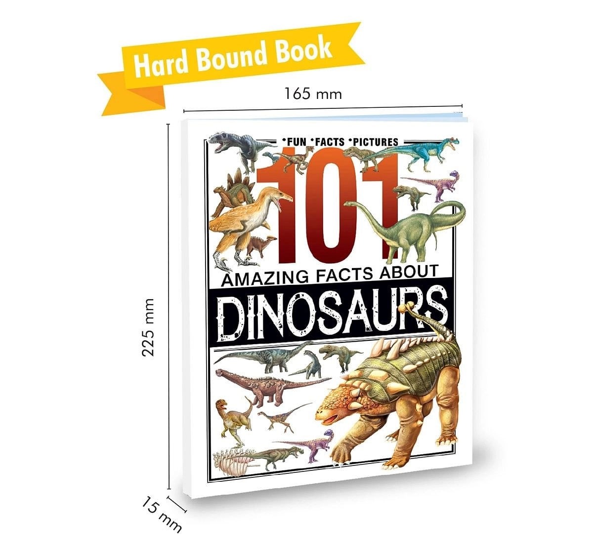 Hellofriend Books 101 facts Dinosaurs Knowledge Encyclopedia Soft Cover Multicolor 5Y+