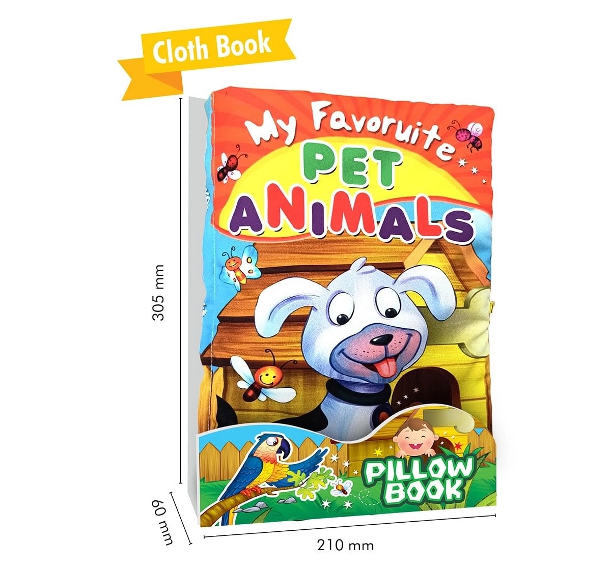 Hellofriend Books Pillow Book Pet Animal Multicolor 24M+