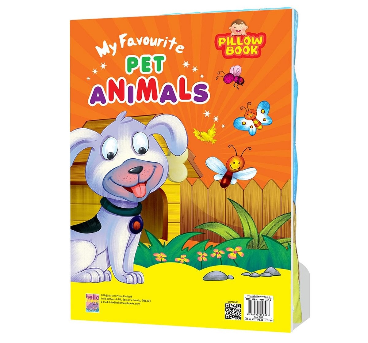Hellofriend Books Pillow Book Pet Animal Multicolor 24M+